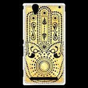 Coque Sony Xperia T2 Ultra Islam noir et jaune 25