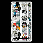 Coque Sony Xperia T2 Ultra Skate graffiti