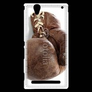 Coque Sony Xperia T2 Ultra Vieux gant de boxe