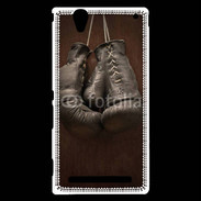 Coque Sony Xperia T2 Ultra Vieux gant de boxe 2