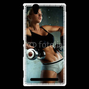 Coque Sony Xperia T2 Ultra Musculation féminine