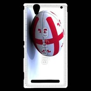 Coque Sony Xperia T2 Ultra Ballon de rugby Georgie