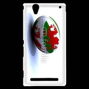 Coque Sony Xperia T2 Ultra Ballon de rugby Pays de Galles