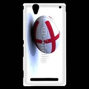 Coque Sony Xperia T2 Ultra Ballon de rugby Angleterre