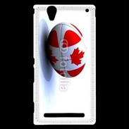 Coque Sony Xperia T2 Ultra Ballon de rugby Canada