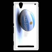 Coque Sony Xperia T2 Ultra Ballon de rugby Argentine