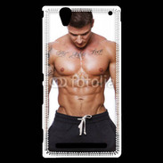 Coque Sony Xperia T2 Ultra Brun musclé 1
