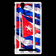 Coque Sony Xperia T2 Ultra Drapeau Cuba 3