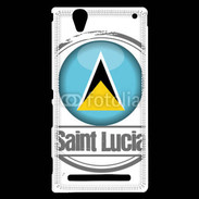 Coque Sony Xperia T2 Ultra Logo Saint Lucie