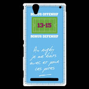 Coque Sony Xperia T2 Ultra Les potes Bonus offensif-défensif Bleu