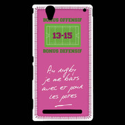 Coque Sony Xperia T2 Ultra Les potes Bonus offensif-défensif Rose