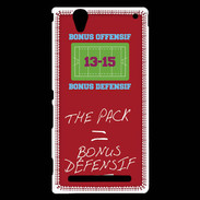 Coque Sony Xperia T2 Ultra The pack Bonus offensif-défensif Rouge