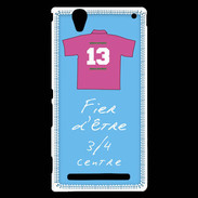 Coque Sony Xperia T2 Ultra 3/4 centre D Bonus offensif-défensif Bleu