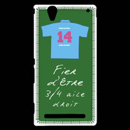 Coque Sony Xperia T2 Ultra 3/4 aile droit Bonus offensif-défensif Vert 2