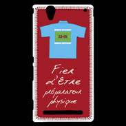 Coque Sony Xperia T2 Ultra Préparateur physique Bonus offensif-défensif Rouge 2