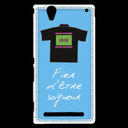 Coque Sony Xperia T2 Ultra Soigneur Bonus offensif-défensif Bleu 2