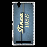 Coque Sony Xperia T2 Ultra Since 1958 Bleu