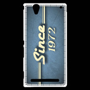 Coque Sony Xperia T2 Ultra Since 1972 Bleu