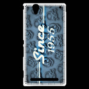 Coque Sony Xperia T2 Ultra Since crane bleu 1955
