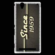 Coque Sony Xperia T2 Ultra Since 1959 gris