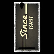 Coque Sony Xperia T2 Ultra Since 1961 gris