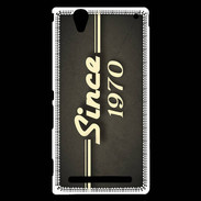 Coque Sony Xperia T2 Ultra Since 1970 gris