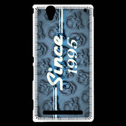 Coque Sony Xperia T2 Ultra Since crane bleu 1995