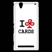 Coque Sony Xperia T2 Ultra I love Cards Club
