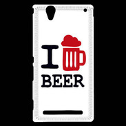 Coque Sony Xperia T2 Ultra I love Beer