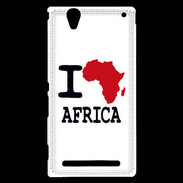 Coque Sony Xperia T2 Ultra I love Africa 2