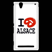 Coque Sony Xperia T2 Ultra I love Alsace 2