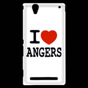 Coque Sony Xperia T2 Ultra I love Angers