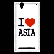 Coque Sony Xperia T2 Ultra I love Asia