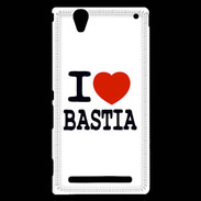 Coque Sony Xperia T2 Ultra I love Bastia