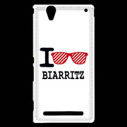 Coque Sony Xperia T2 Ultra I love Biarritz 2