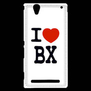 Coque Sony Xperia T2 Ultra I love BX