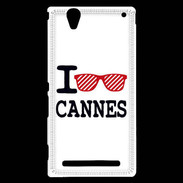 Coque Sony Xperia T2 Ultra I love Cannes 2