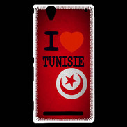 Coque Sony Xperia T2 Ultra I love Tunisie 3