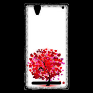 Coque Sony Xperia T2 Ultra Arbre coeurs