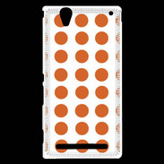 Coque Sony Xperia T2 Ultra pois orange