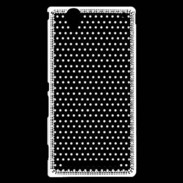 Coque Sony Xperia T2 Ultra pois noir & blanc