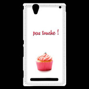Coque Sony Xperia T2 Ultra Pas touché à mon Cupcake PR