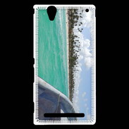 Coque Sony Xperia T2 Ultra Bord de plage en bateau