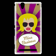 Coque Sony Xperia T2 Ultra Miss business Blonde