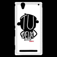 Coque Sony Xperia T2 Ultra Adishatz Humour Beziers