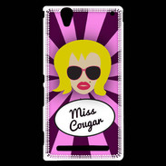 Coque Sony Xperia T2 Ultra Miss Cougar Blonde