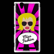 Coque Sony Xperia T2 Ultra Miss Fashion Blonde