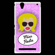 Coque Sony Xperia T2 Ultra Miss Fiesta Blonde
