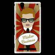 Coque Sony Xperia T2 Ultra Mister Business Roux