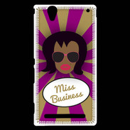 Coque Sony Xperia T2 Ultra Miss business Black